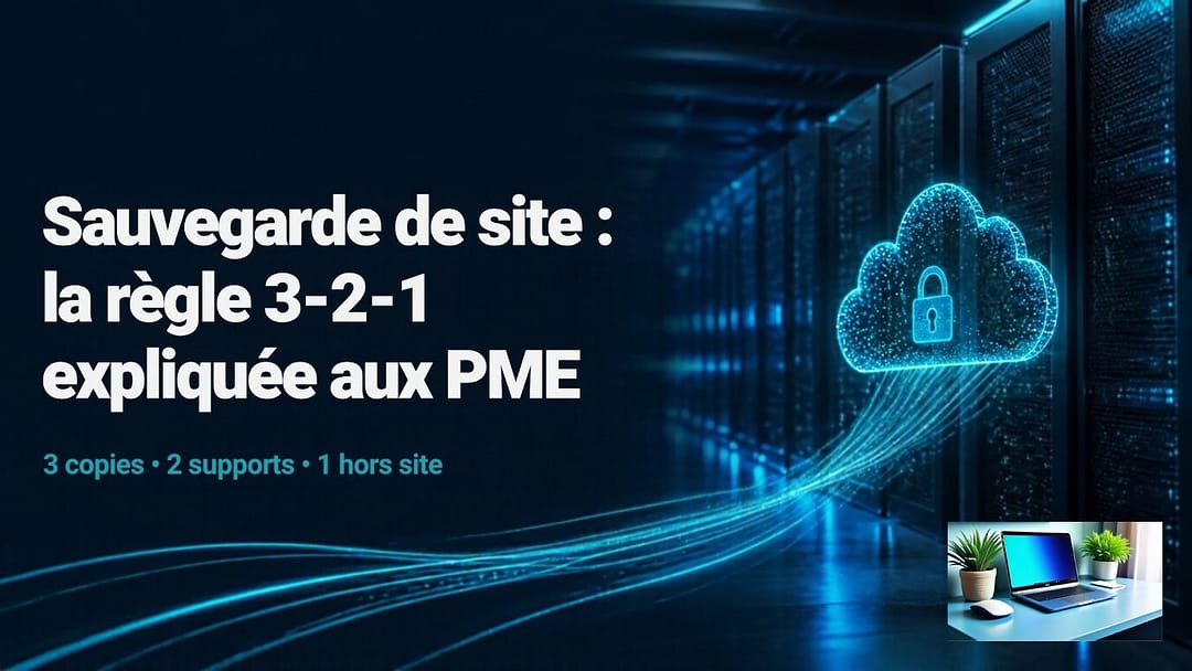 Sauvegarde de site : la règle 3-2-1 expliquée aux PME