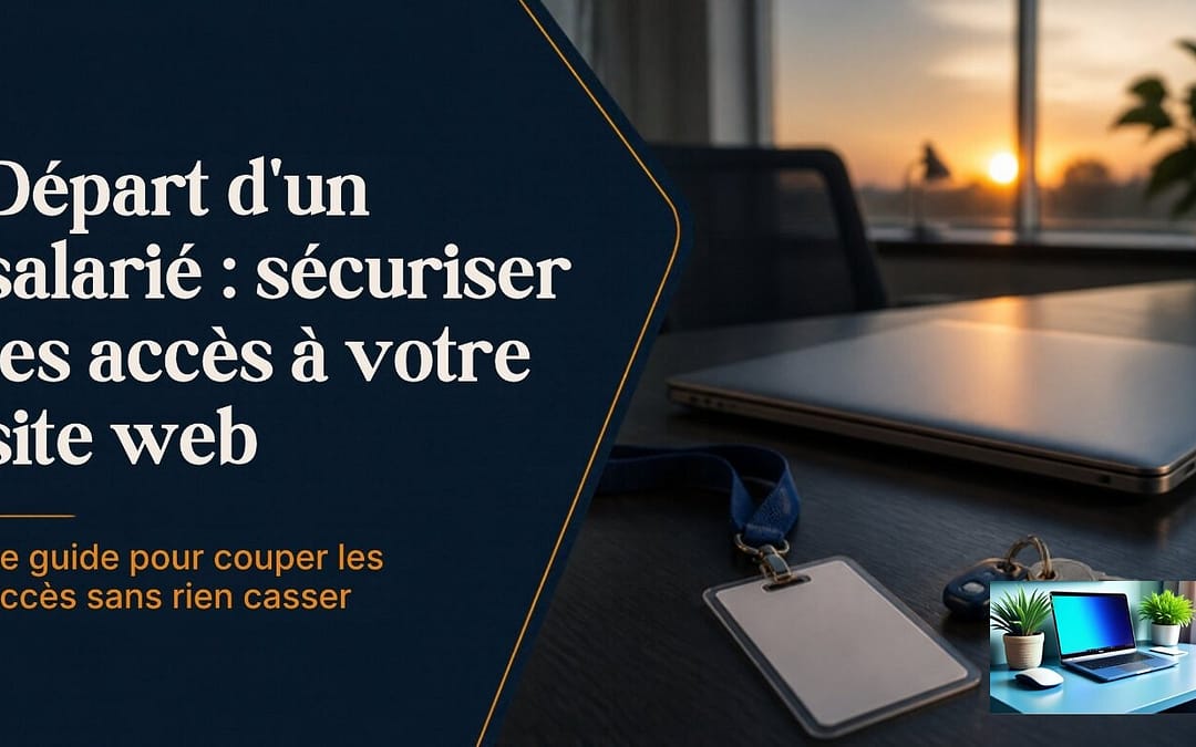 Départ d’un salarié : sécuriser les accès à votre site web