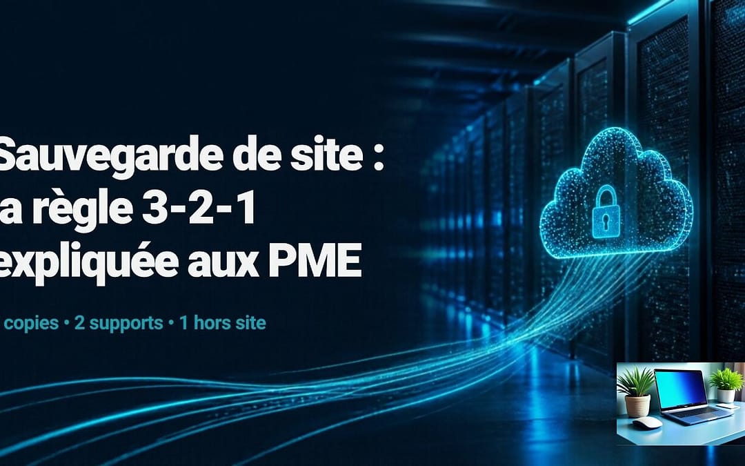 Sauvegarde de site : la règle 3-2-1 expliquée aux PME