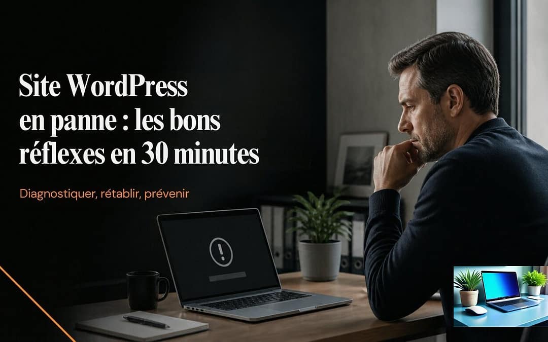 Site WordPress en panne : les bons réflexes en 30 minutes