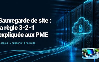 Sauvegarde de site : la règle 3-2-1 expliquée aux PME